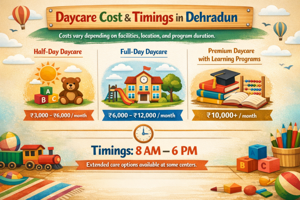 working parents daycare in Dehradun