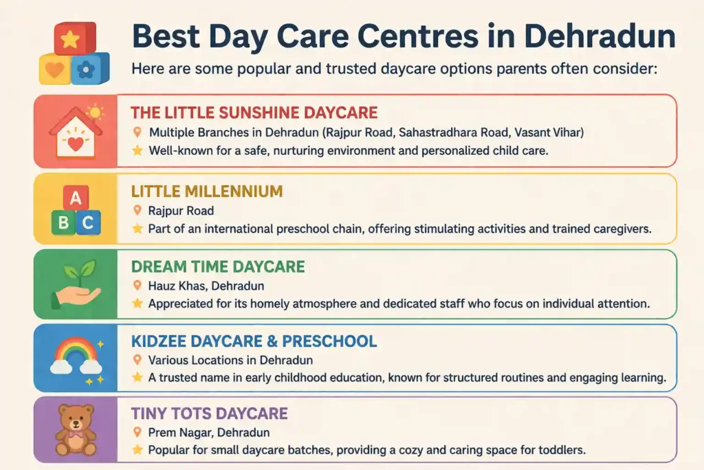 top day care centres in dehradun